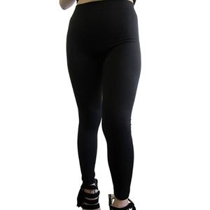 Premium Women's 5-Pk Fleece Leggings - One Size